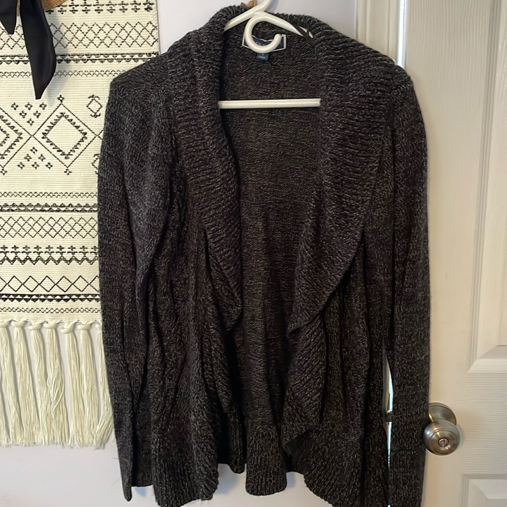 Karen Scott gray cardigan